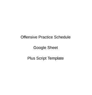 Off Prac Sched